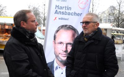 Otto Sälzle stimmt für Martin Ansbacher